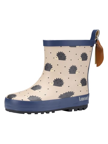 lamino Rubberlaarzen beige/donkerblauw