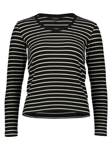 Herrlicher Longsleeve "Manolja" zwart/wit