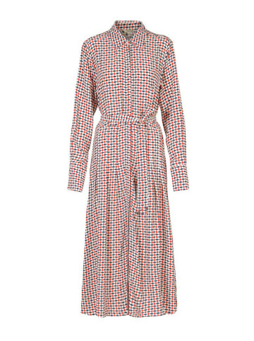 Herrlicher Kleid in Weiß/ Rot/ Anthrazit