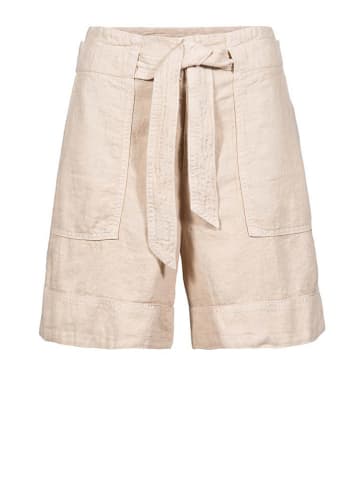 Herrlicher Leinen-Bermudas in Beige