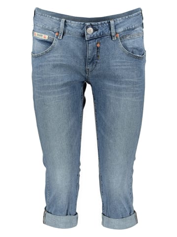 Herrlicher Capri-spijkerbroek - skinny fit - blauw