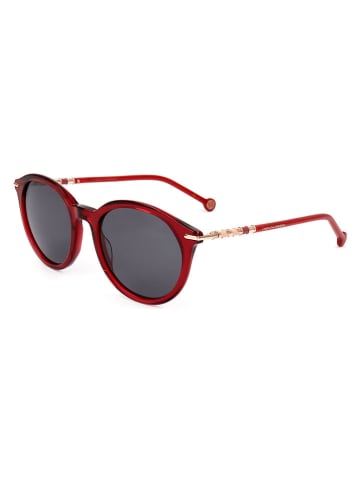 Carolina Herrera Dameszonnebril rood/donkerblauw