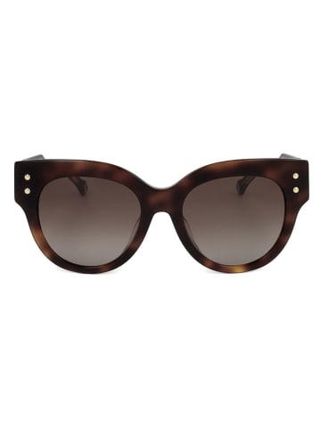 Carolina Herrera Damskie okulary przeciwsłoneczne w kolorze brązowym