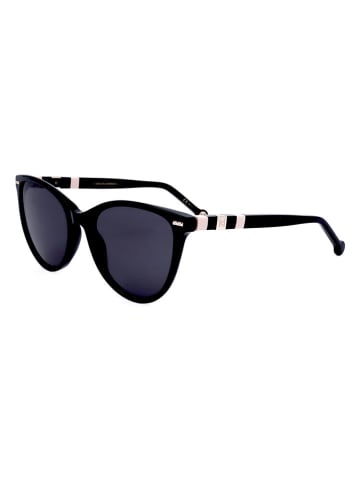 Carolina Herrera Damen-Sonnenbrille in Schwarz/ Dunkelblau