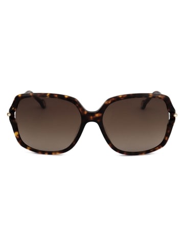 Carolina Herrera Dameszonnebril bruin/goudkleurig