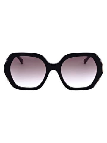Carolina Herrera Damskie okulary przeciwsłoneczne w kolorze czarno-fioletowym