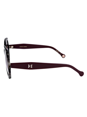 Carolina Herrera Damen-Sonnenbrille in Schwarz/ Lila