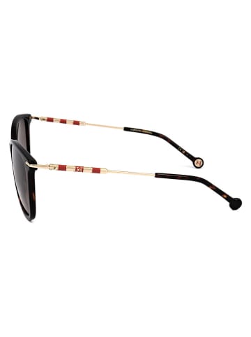 Carolina Herrera Damen-Sonnenbrille in Braun/ Schwarz
