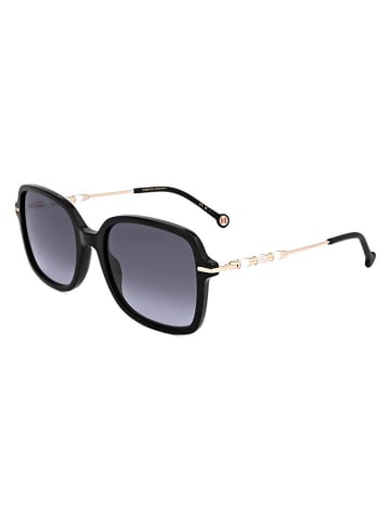 Carolina Herrera Dameszonnebril goudkleurig/zwart/donkerblauw