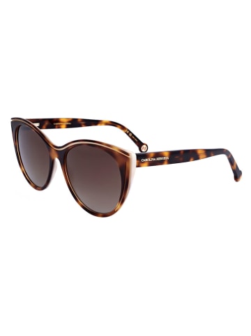 Carolina Herrera Damen-Sonnenbrille in Hellbraun/ Braun
