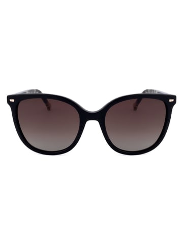 Carolina Herrera Damskie okulary przeciwsłoneczne w kolorze czarno-brązowym