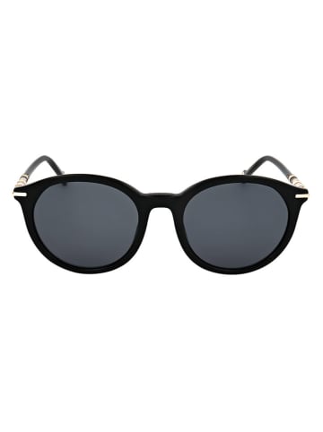 Carolina Herrera Damen-Sonnenbrille in Schwarz/ Gold