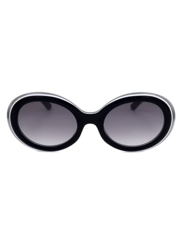 Karl Lagerfeld Damskie okulary przeciwsłoneczne w kolorze czarno-granatowym