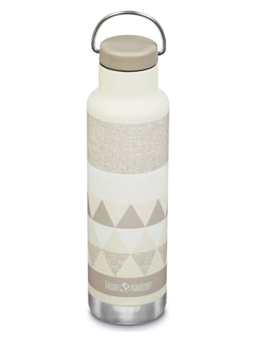 Klean Kanteen Trinkflasche "Kanteen Classic" in Creme/ Beige - 592 ml