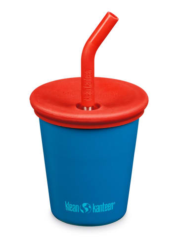 Klean Kanteen Kinderbecher "Kanteen Kid" in Blau/ Rot - 296 ml