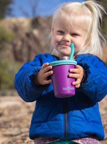 Klean Kanteen Kinderbecher "Kanteen Kid" in Lila/ Türkis - 296 ml