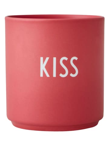 Design Letters Beker "Kiss" roze - 250 ml