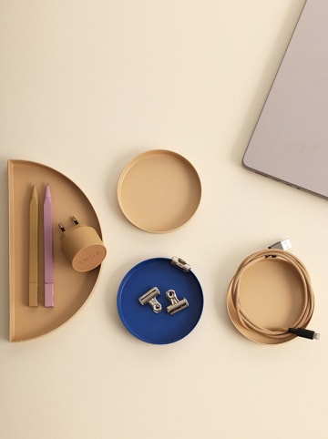 Design Letters 4-delige set: decoratieve schalen beige/blauw