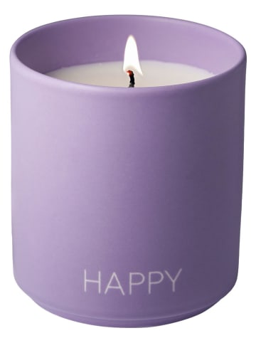 Design Letters Duftkerze ''Happy'' in Lila - 260 g