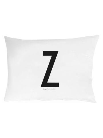 Design Letters Kissenhülle "Z" in Weiß - (L)70 x (B)50 cm