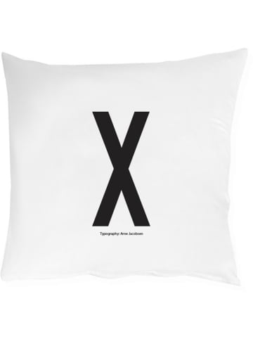 Design Letters Kussenhoes wit - (L)80 x (B)80 cm