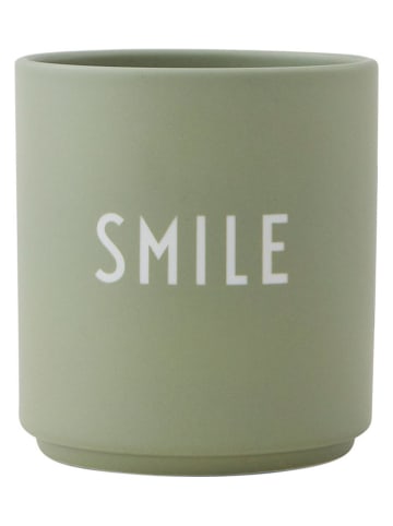 Design Letters Kubek "Smile" w kolorze szarym - 250 ml