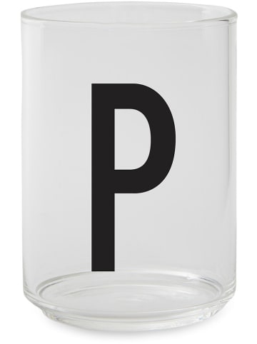Design Letters Glas transparant/zwart - 350 ml