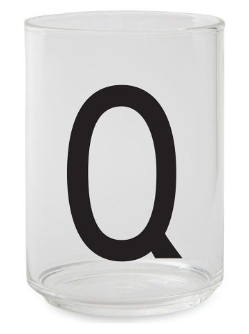 Design Letters Glas transparant/zwart - 350 ml