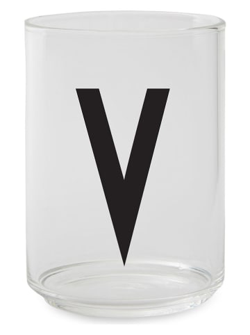 Design Letters Glas in Transparent/ Schwarz - 350 ml