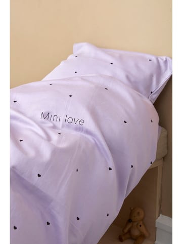 Design Letters Beddengoedset "Mini Favourite" paars - (L)100 x (B)70 cm