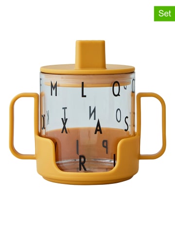 Design Letters 3tlg. Becher-Set in Gelb