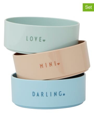 Design Letters 3er-Set: Schalen "Mini Favourite" in Bunt