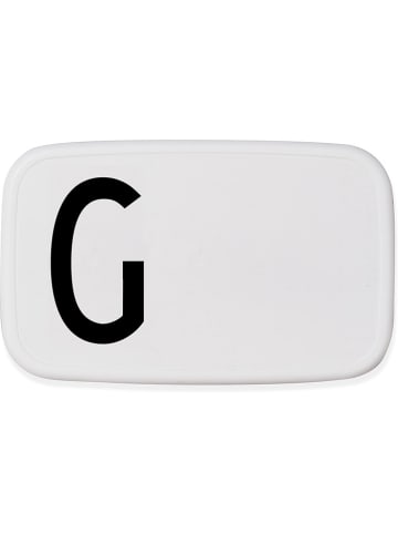 Design Letters Pojemnik w kolorze biało-czarnym na lunch - 700 ml