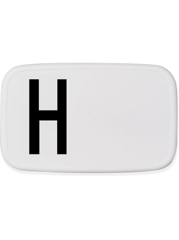 Design Letters Lunchbox in Weiß/ Schwarz - 700 ml