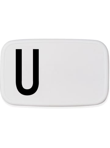 Design Letters Lunchbox in Weiß/ Schwarz - 700 ml