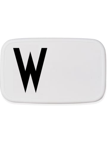 Design Letters Lunchbox in Weiß/ Schwarz - 700 ml