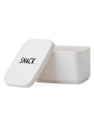 Design Letters Snackbox "Snack" in Weiß - (H)6 cm