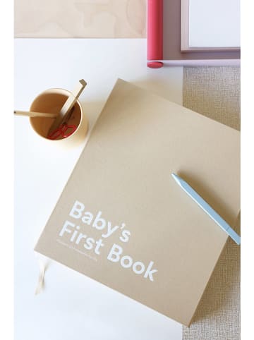Design Letters Babybuch "Baby's First Book Vol. 2" in Beige - (L)30 x (B)26 cm