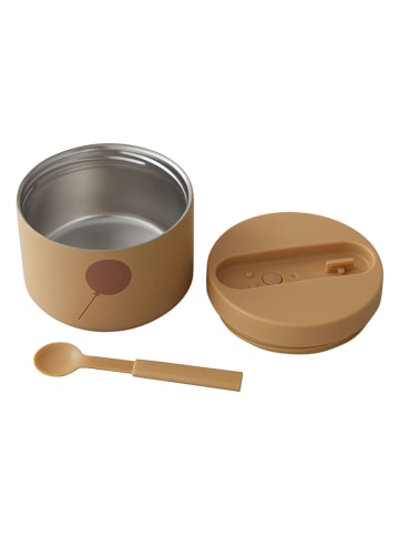 Design Letters Lunchbox "Ballon" lichtbruin - 330 ml