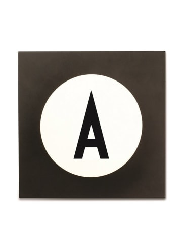 Design Letters Wandhaken "A" in Schwarz - (B)9 x (H)14 cm