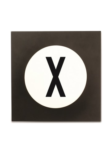 Design Letters Wandhaak "X" zwart - (B)9 x (H)14 cm