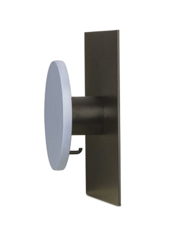 Design Letters Wandhaak zwart/grijs - (B)9 x (H)14 cm