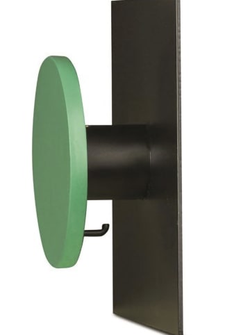 Design Letters Haczyk ścienny w kolorze czarno-zielonym - 9 x 14 cm