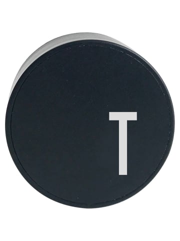 Design Letters Laadstekker "My Charger - T" zwart - Ø 4,5 cm
