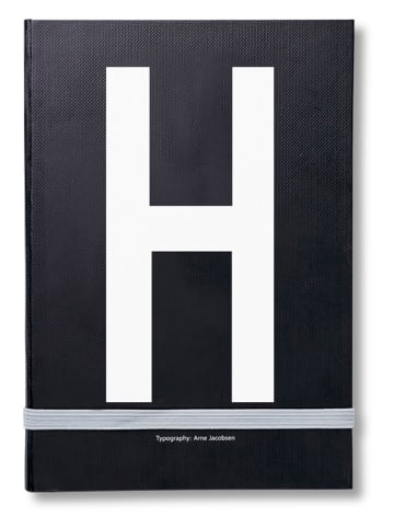 Design Letters Notitieboek zwart/wit