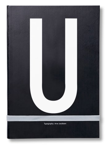 Design Letters Notitieboek zwart/wit
