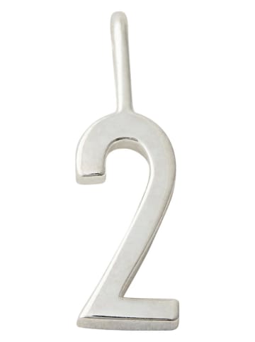 Design Letters Srebrna zawieszka "Lucky numbers"