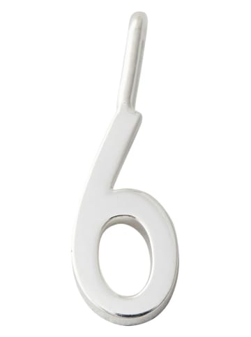 Design Letters Zilveren hanger "Lucky numbers"