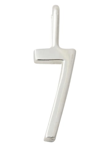 Design Letters Zilveren hanger "Lucky numbers"