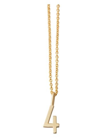 Design Letters Pozłacana zawieszka "Lucky numbers"